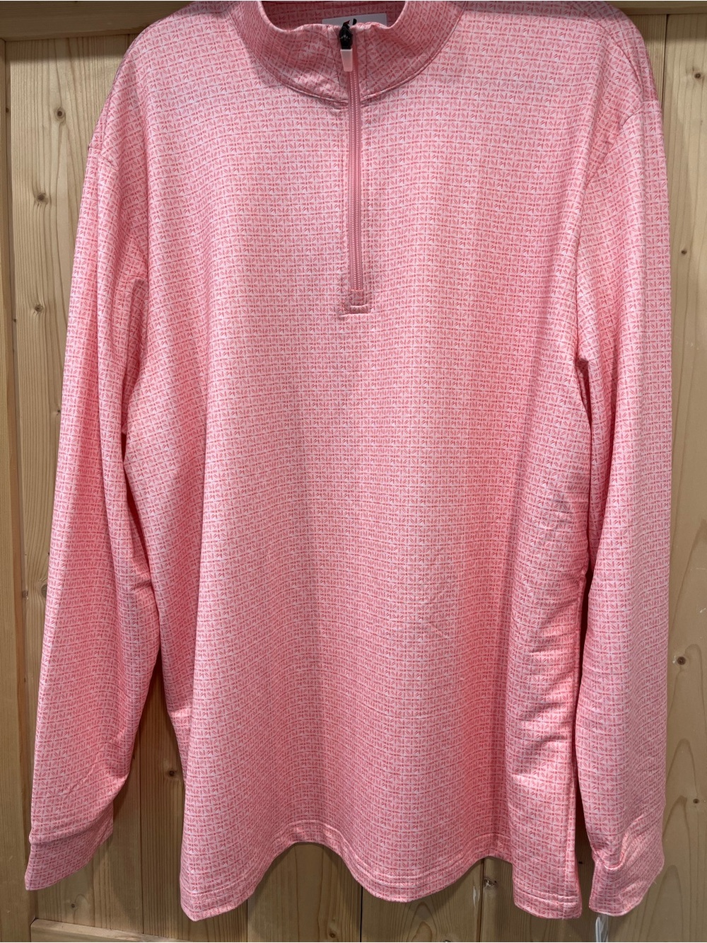 Men’s Grand Slam Performance 1/4 Zip Georgia Peach XL NWT